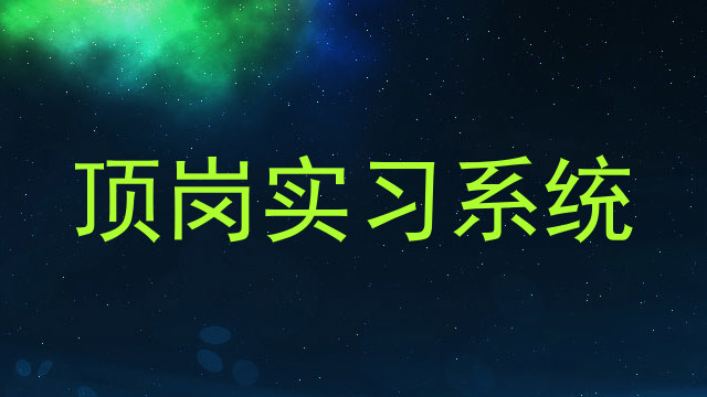 顶岗实习系统