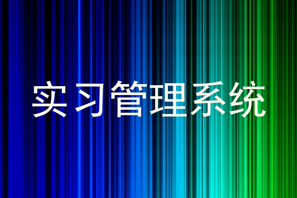 实习管理系统