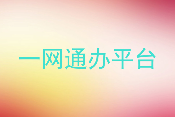 一网通办平台