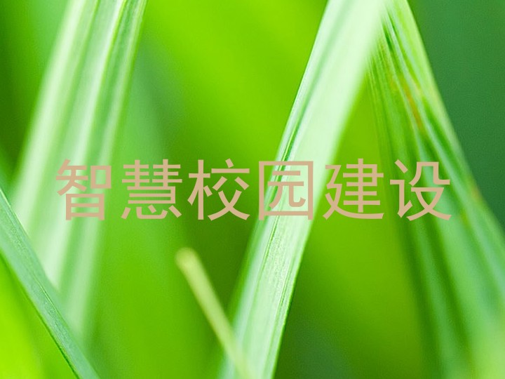 智慧校园建设