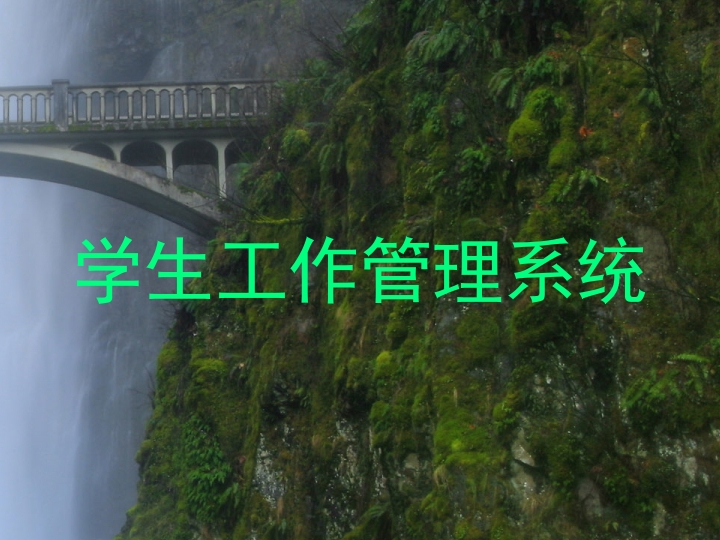 学生工作管理系统
