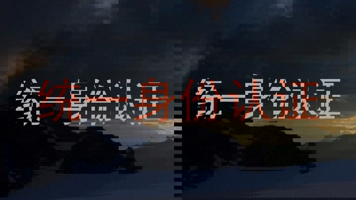 统一身份认证