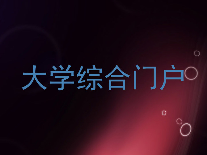 大学综合门户