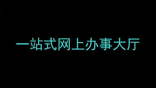一站式网上办事大厅