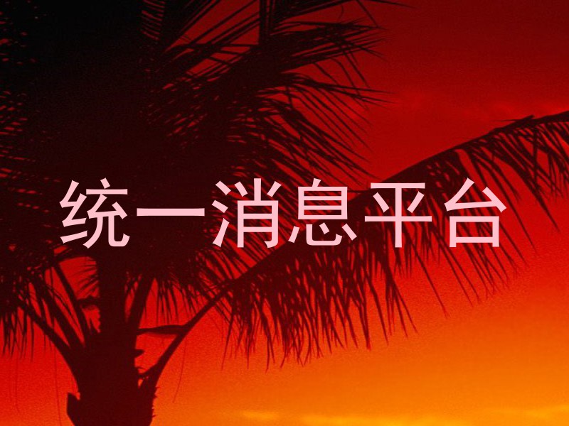 统一消息平台