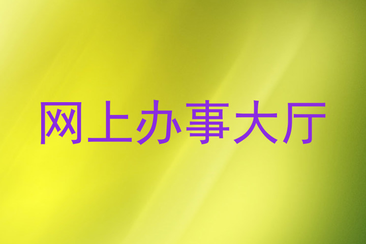 网上办事大厅