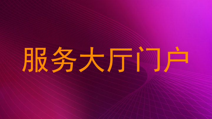 服务大厅门户