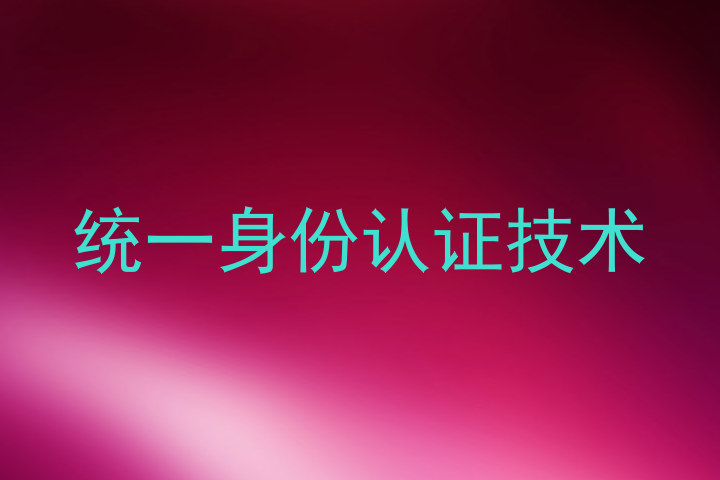 统一身份认证技术