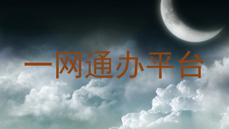 一网通办平台