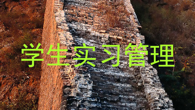 学生实习管理