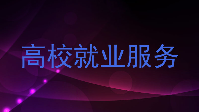 高校就业服务