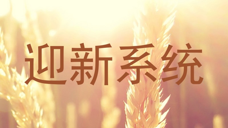迎新系统