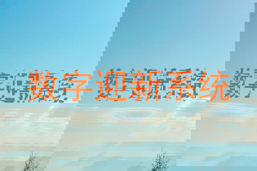 数字迎新系统