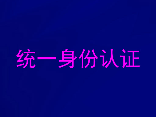 统一身份认证