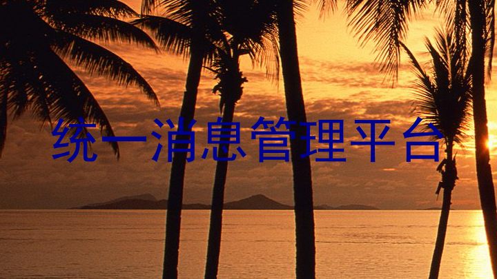 统一消息管理平台