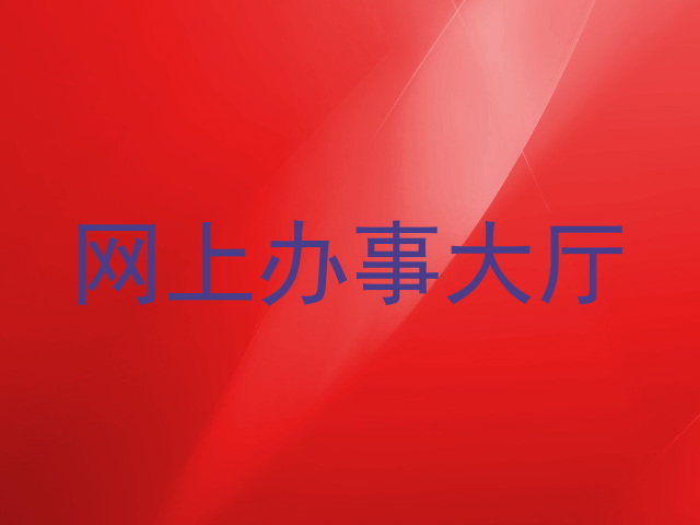 网上办事大厅