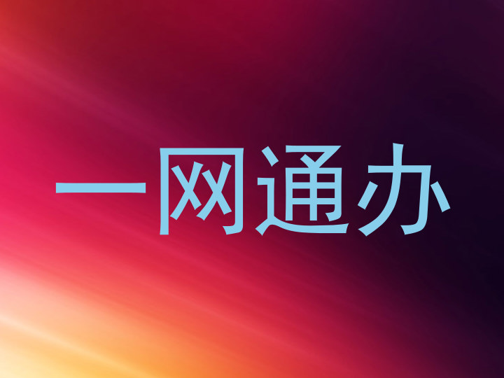 一网通办