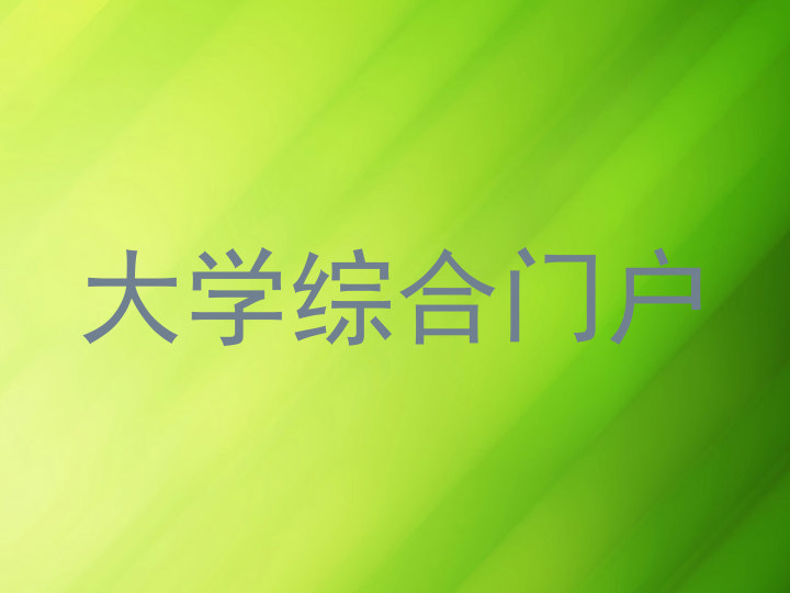 大学综合门户