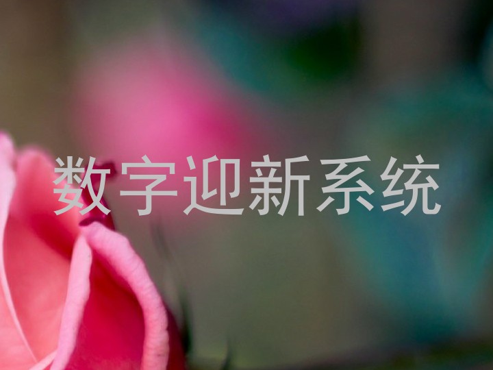 数字迎新系统