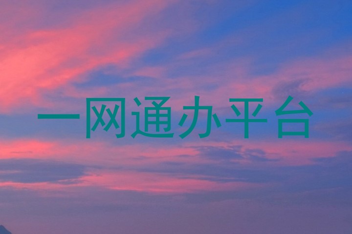 一网通办平台