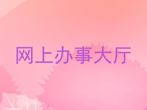 网上办事大厅