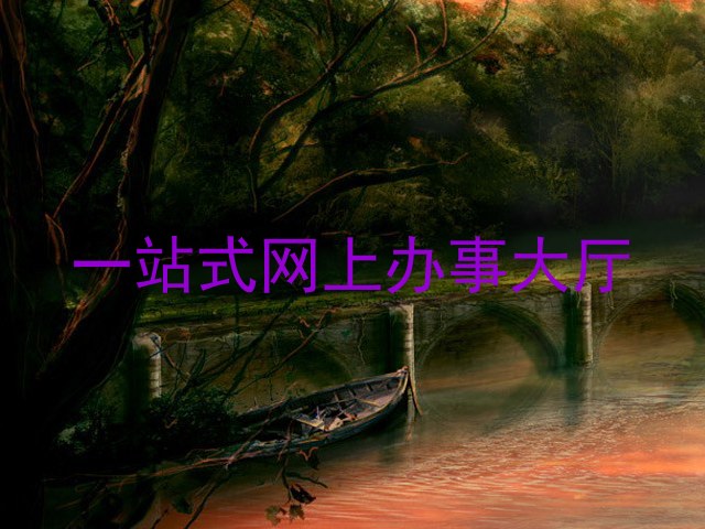 一站式网上办事大厅
