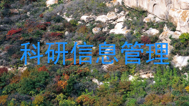 科研信息管理