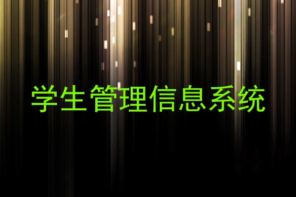 学生管理信息系统