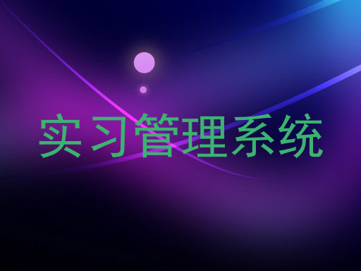 实习管理系统