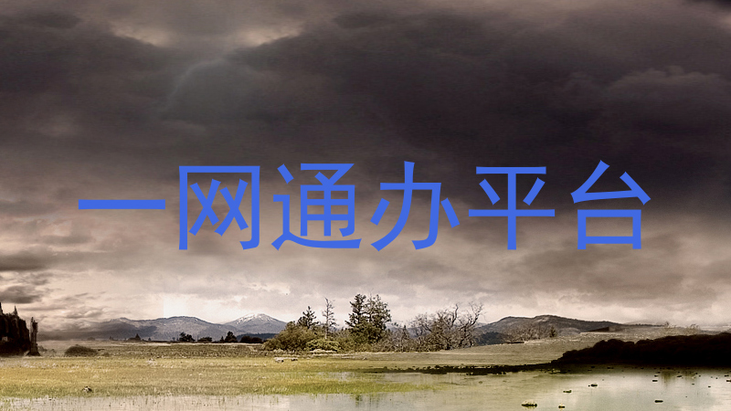 一网通办平台