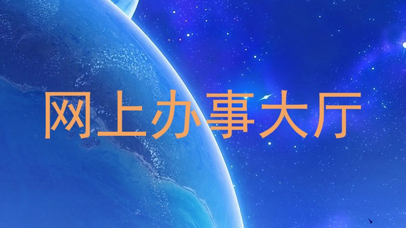 网上办事大厅