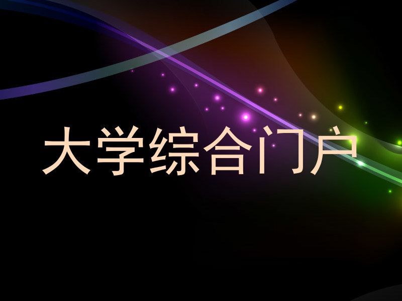大学综合门户