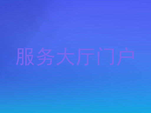 服务大厅门户
