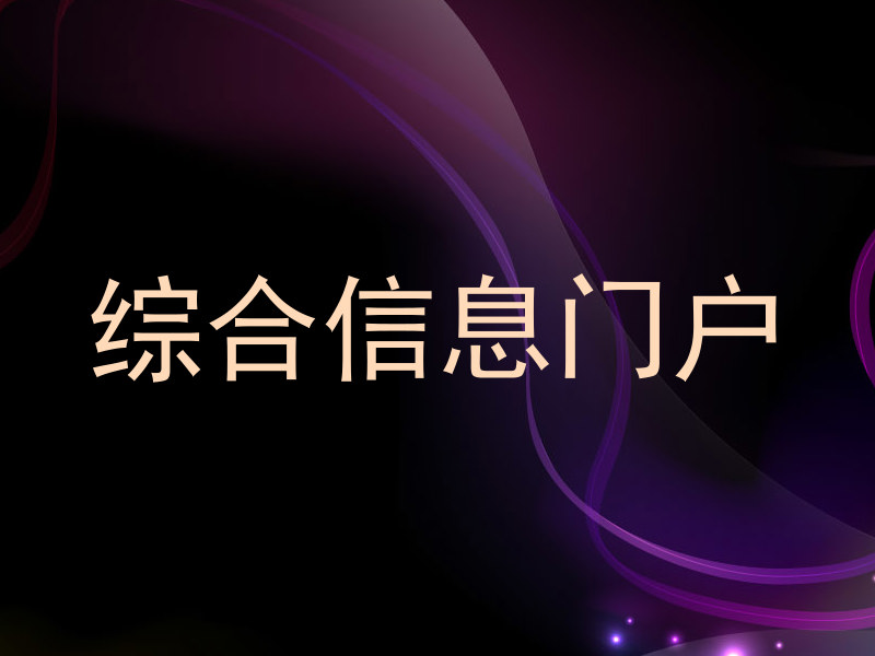 综合信息门户