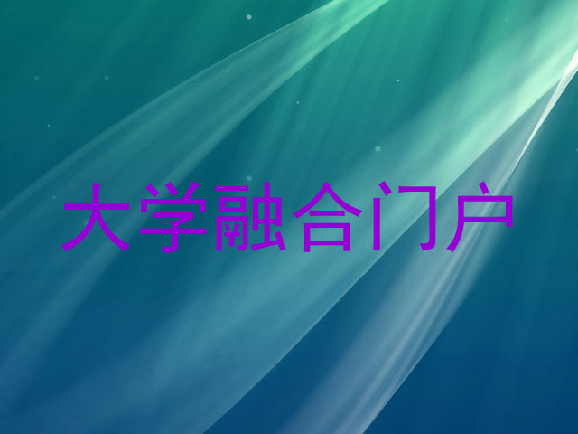 大学融合门户