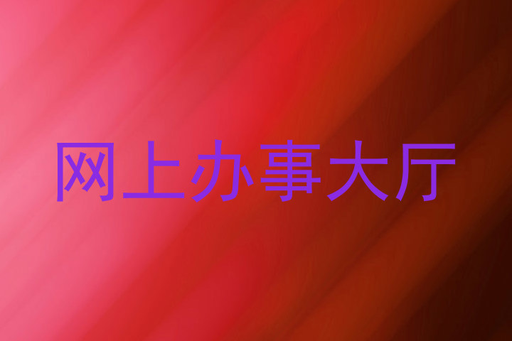网上办事大厅
