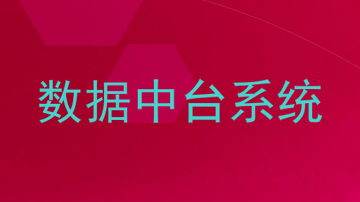 数据中台系统