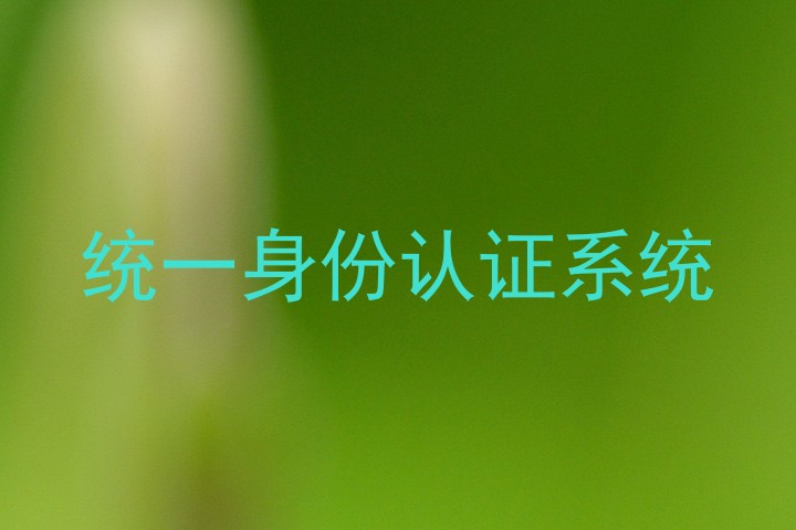 统一身份认证系统