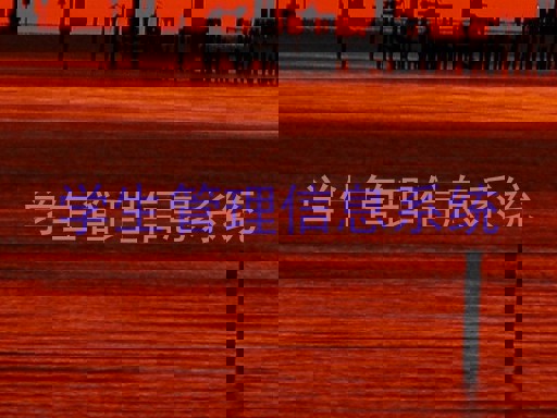 学生管理信息系统