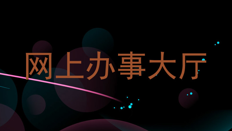 网上办事大厅