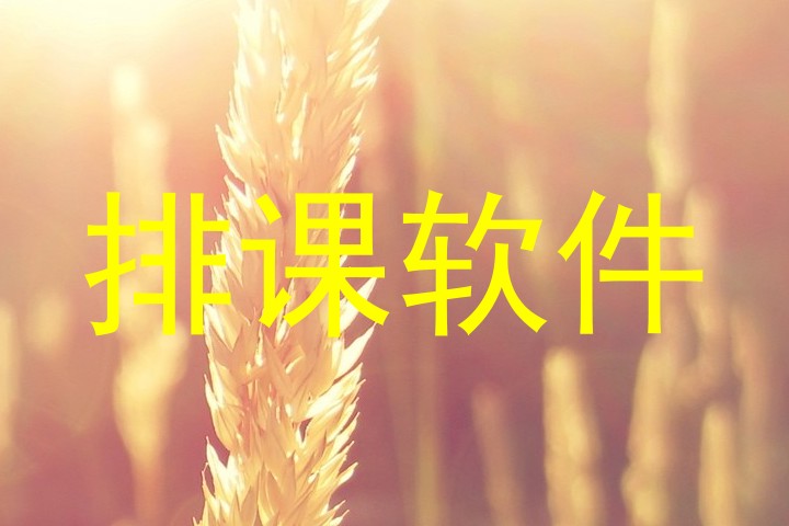 排课软件