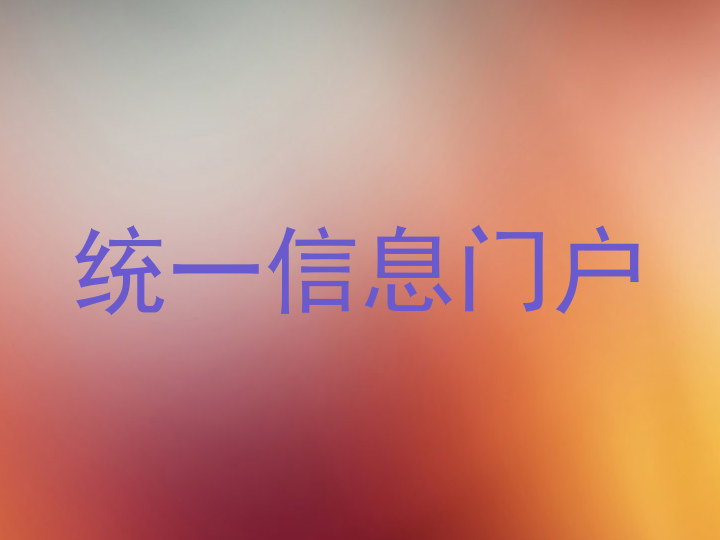 统一信息门户