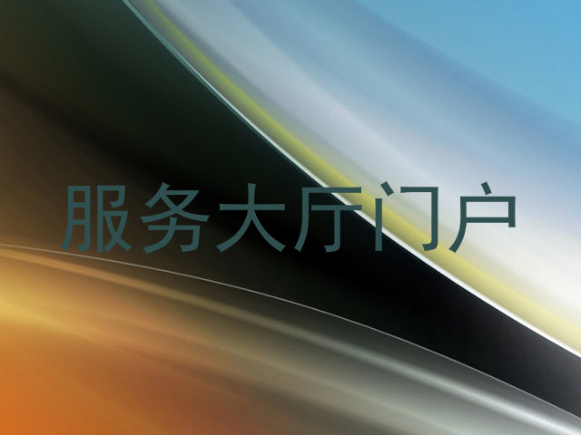 服务大厅门户