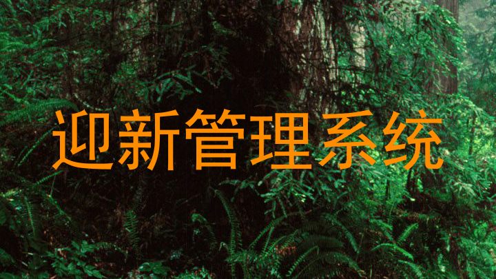迎新管理系统