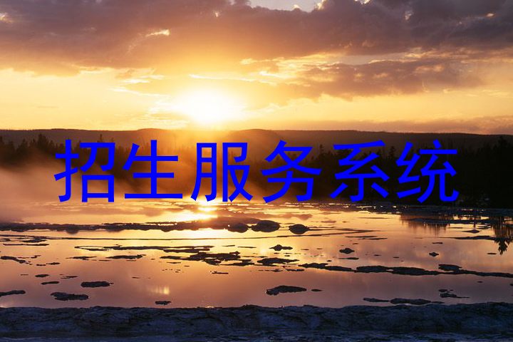 招生服务系统