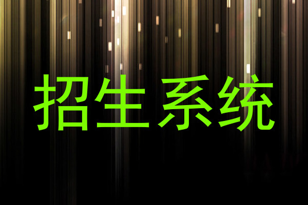 招生系统