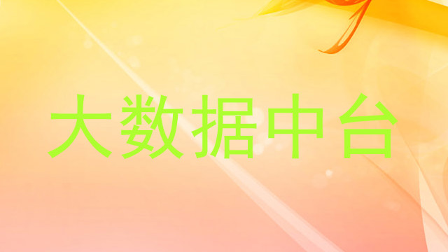 大数据中台