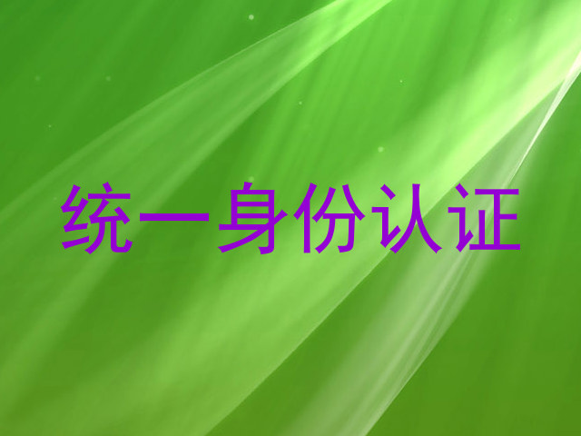 统一身份认证
