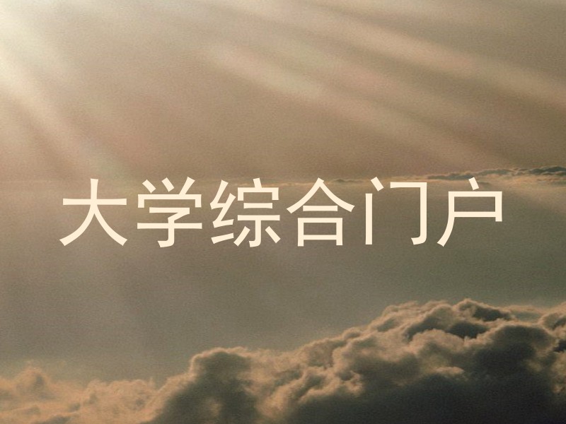 大学综合门户