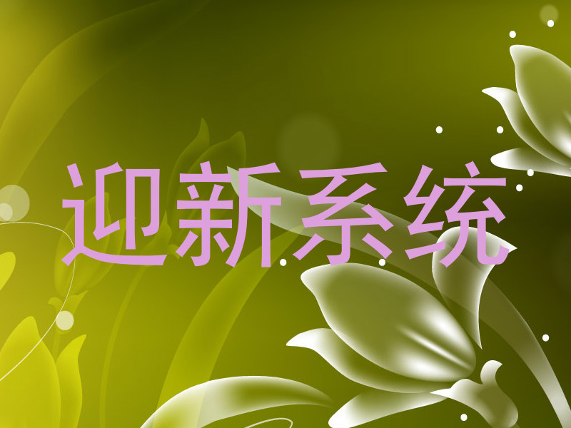 迎新系统